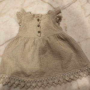 Cream boutique dress